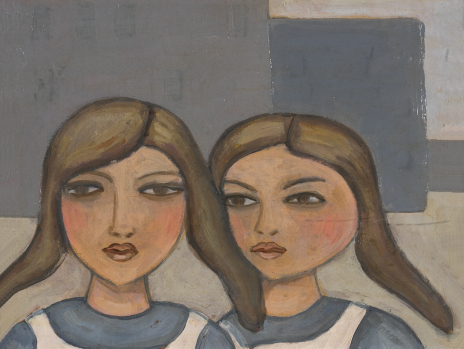 Двойной портрет школьниц